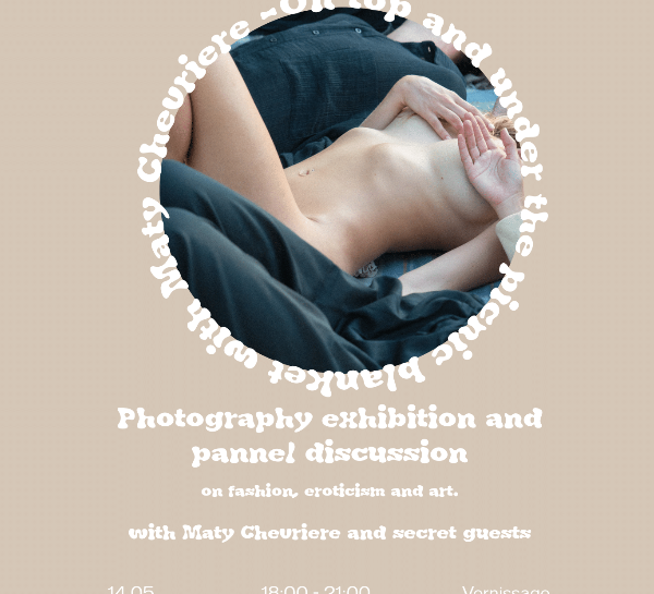 On top and under the picnic blanket