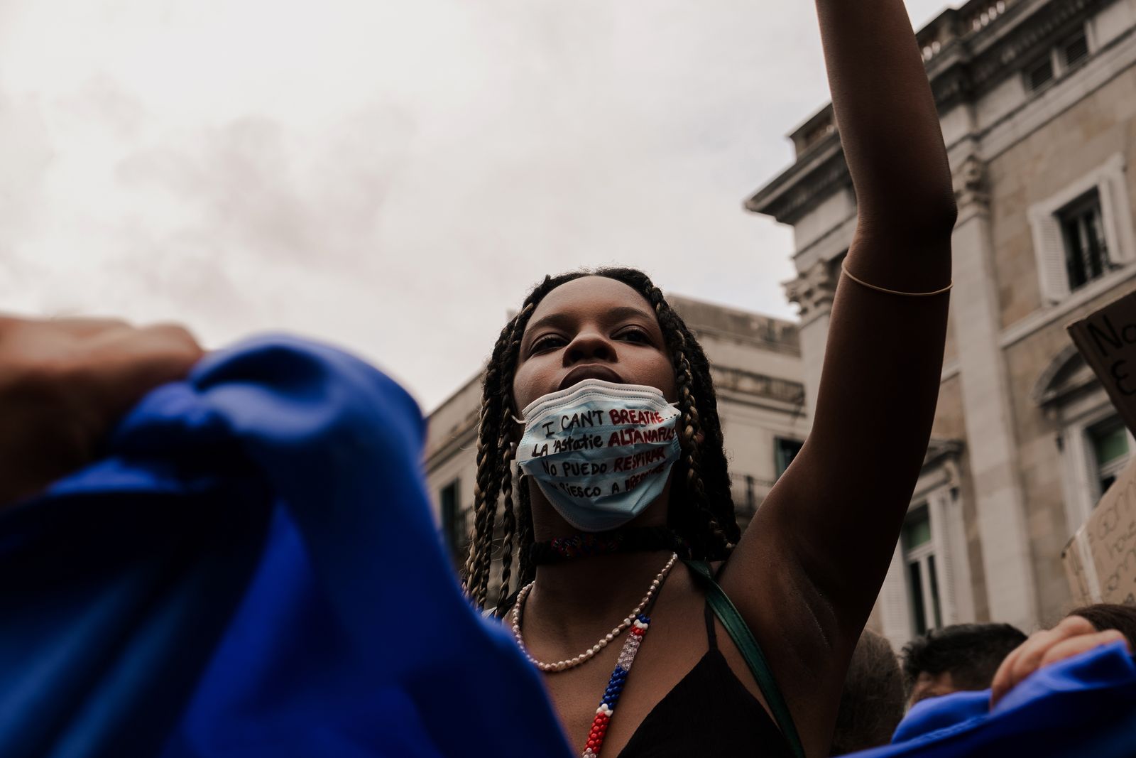 BLM Barcelona Protest Black Lives Matter